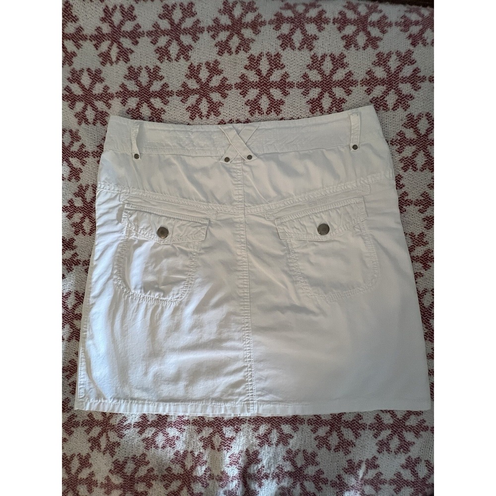women's white skirt, cotton lined ,size S-M - Picture 2 of 6